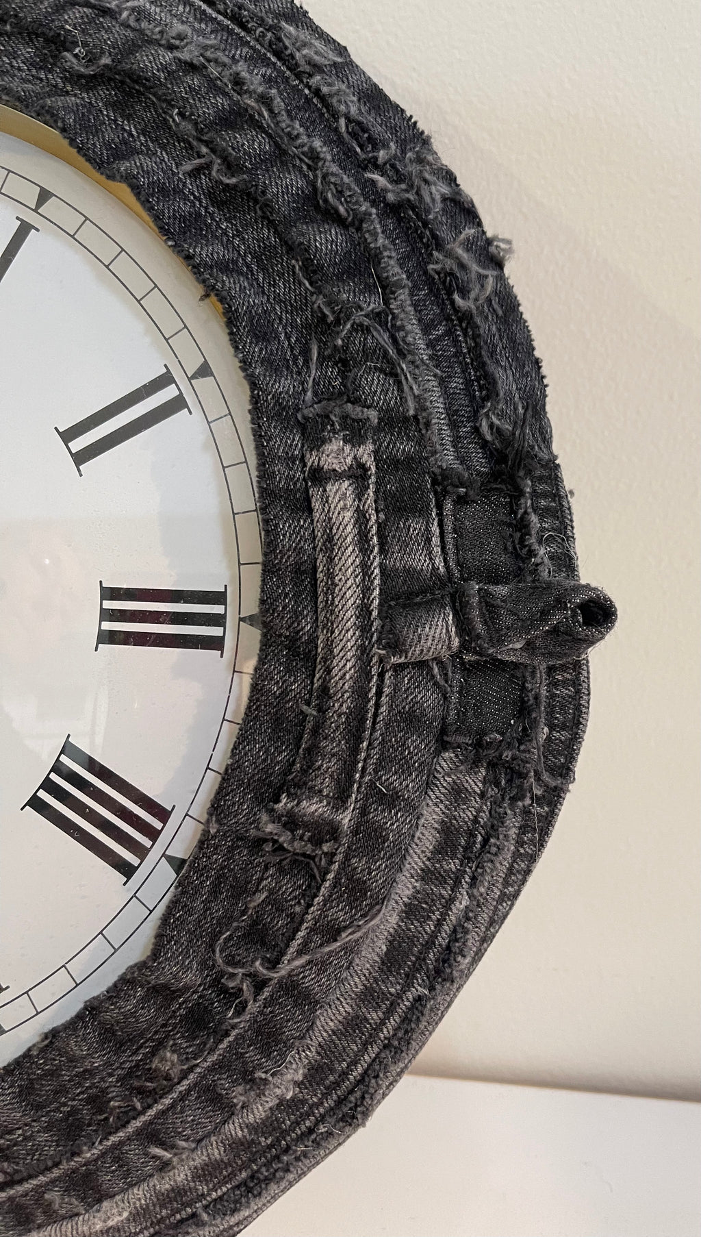 Denim After Dark | Wall Clock