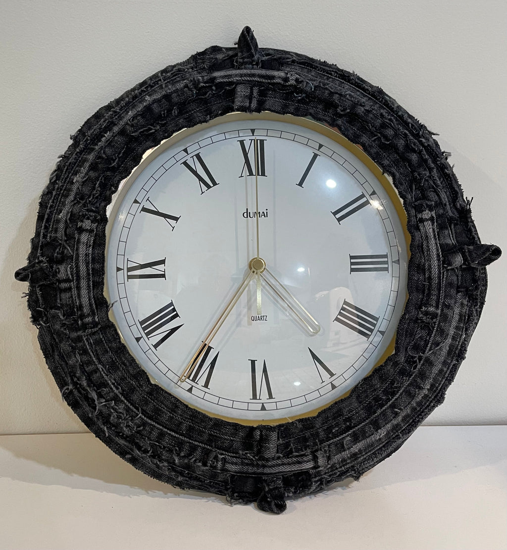 Denim After Dark | Wall Clock