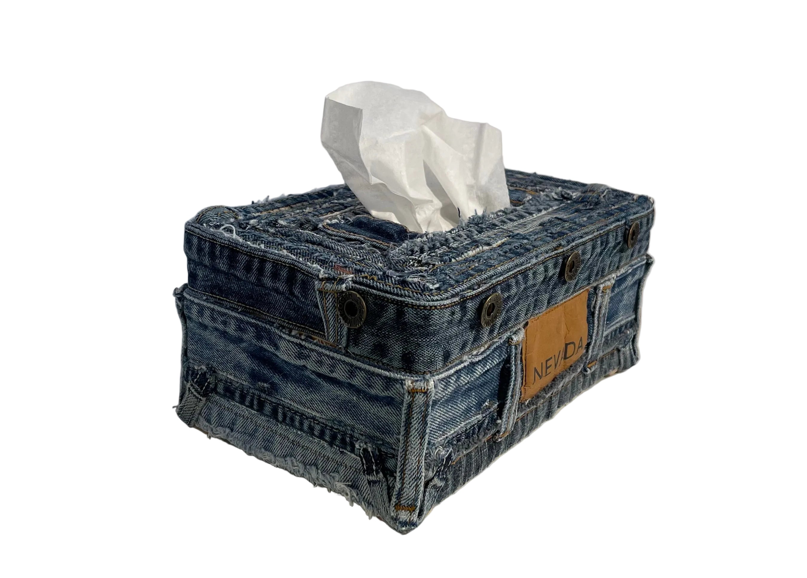 Denim Hideout | Heritage Denim Tissue Box Cover
