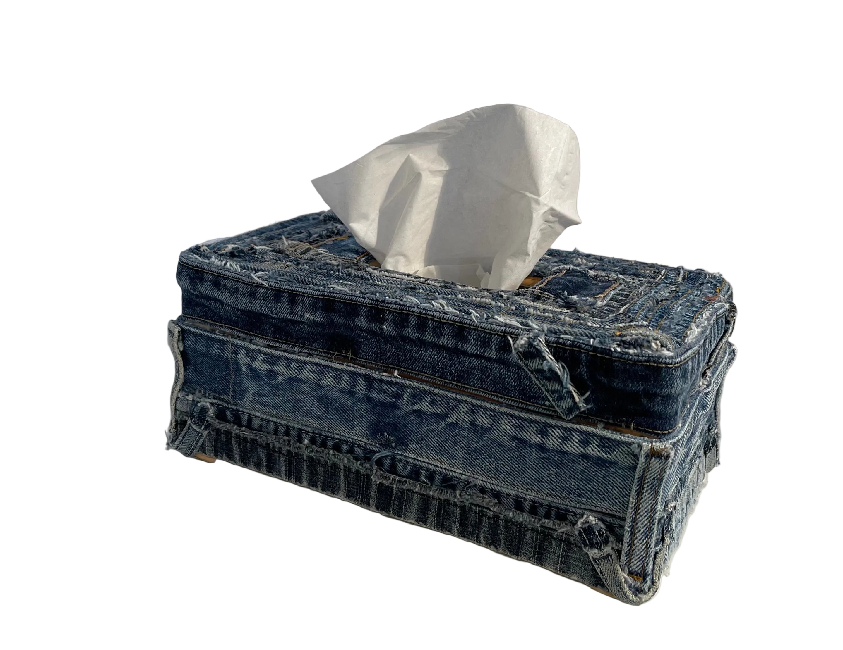 Denim Hideout | Heritage Denim Tissue Box Cover