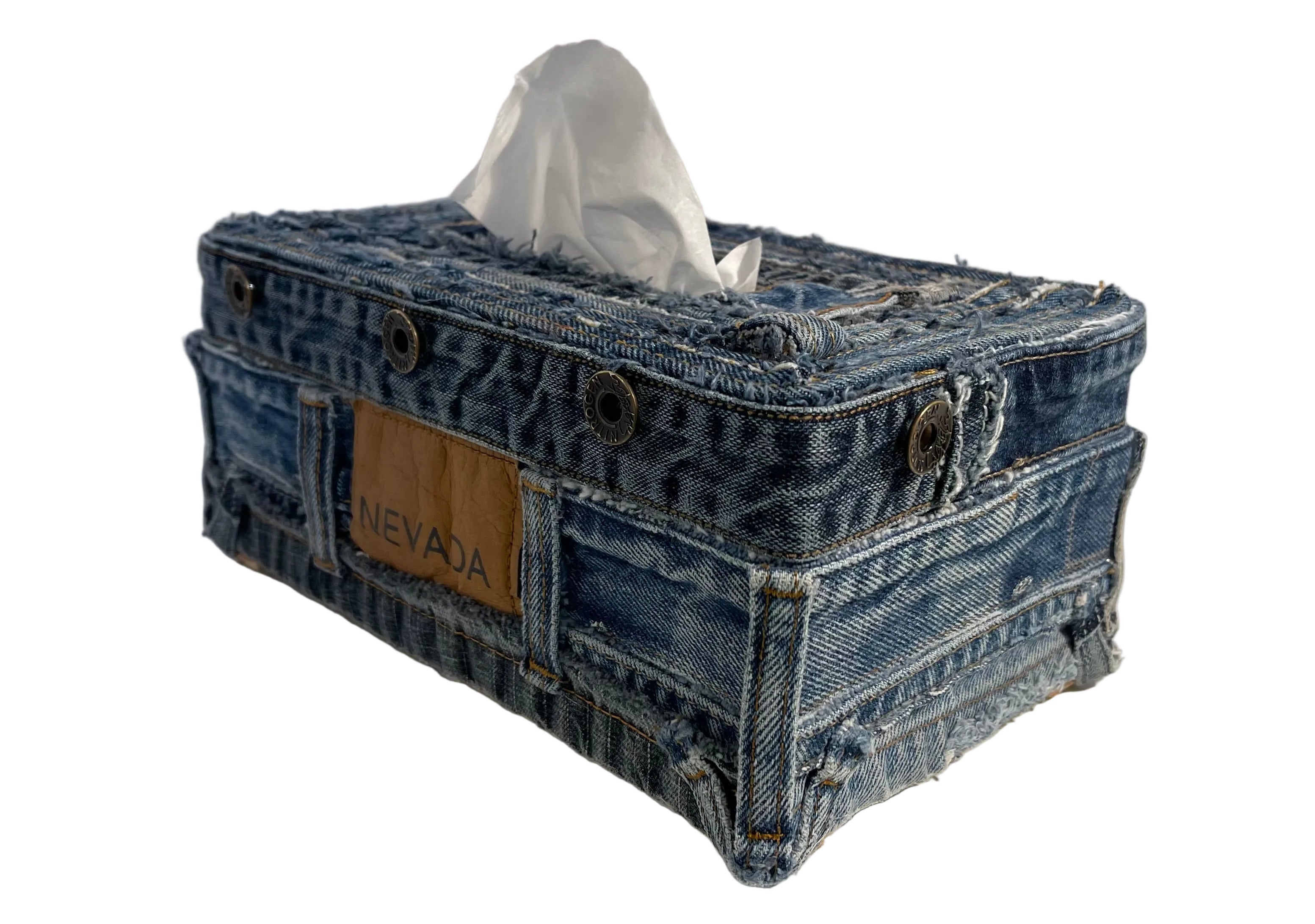 Denim Hideout | Heritage Denim Tissue Box Cover