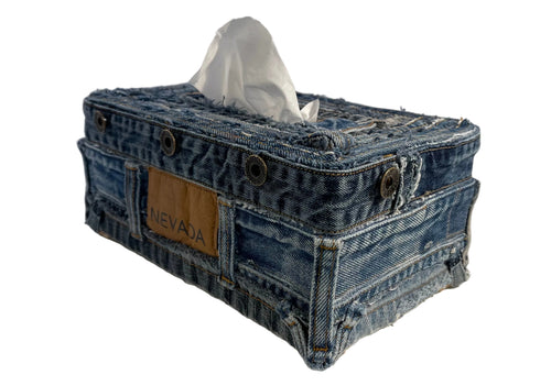 Denim Hideout | Heritage Denim Tissue Box Cover