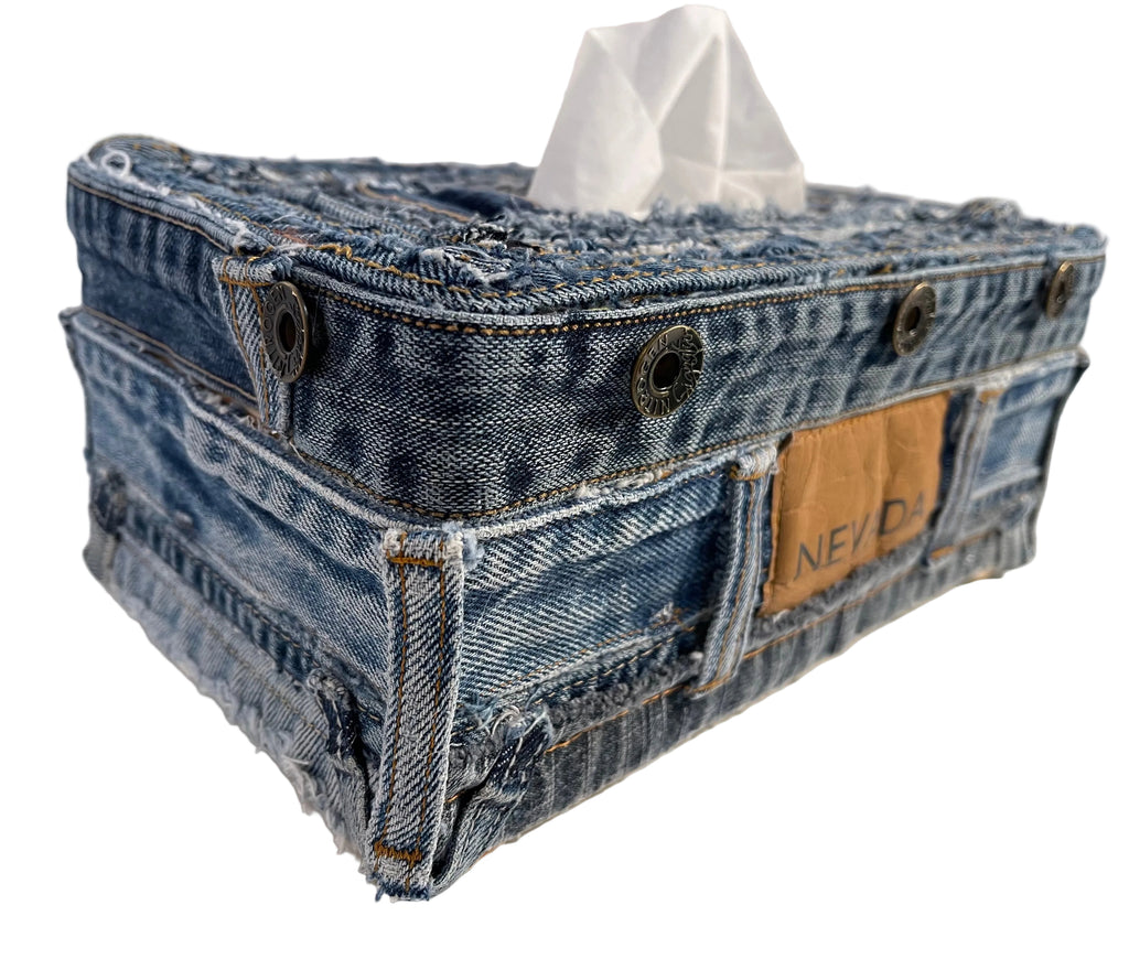 Denim Hideout | Heritage Denim Tissue Box Cover
